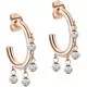 Morellato Cerchi Rose Gold Tone Stainless Steel SAKM54 Women's Earring