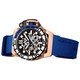 Mazzucato RIM Sub Blue And Rose Gold Skeleton Dial Automatic Dive SK2-RG 100M Men's Watch