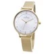 Skagen Anita Gold Tone Mesh Bracelet Crystallized SKW2150 Reloj para mujer