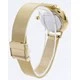 Skagen Anita Gold Tone Mesh Bracelet Crystallized SKW2150 Reloj para mujer