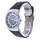 Relógio masculino Skagen Melbye couro com mostrador cinza quartzo SKW6785