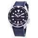 Seiko Automatic SKX007J1-var-LS13 Diver's 200M Japan Made Blue Leather Strap Men's Watch