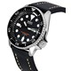 Seiko Automatic Diver's Ratio Black Leather SKX007J1-LS2 200M Men's Watch