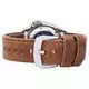 Seiko Automatic Diver's Brown Leather SKX007J1-var-LS9 200M Men's Watch