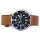 Seiko Automatic Diver's Brown Leather SKX007K1-var-LS9 200M Men's Watch