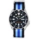 Relógio Masculino Seiko Black Dial Automatic Diver's SKX007K1-var-NATO20 200M