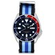 Relógio Masculino Seiko Blue Dial Automatic Diver's SKX009J1-var-NATO20 200M