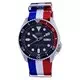 Seiko Automatic Diver's Polyester Japan Made SKX009J1-var-NATO25 200M Men's Watch