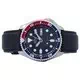 Relógios 200M Relógios Masculinos de Couro Preto Seiko Automatic Diver SKX009K1-LS10