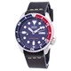 Seiko Automatic SKX009K1-var-LS14 Diver's 200M Black Leather Strap Men's Watch