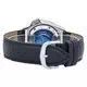 Reloj para hombre Seiko Automatic Diver's 200M Ratio Black Leather SKX009K1-var-LS6