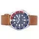 Seiko Automatic Diver's Brown Leather SKX009K1-var-LS9 200M Men's Watch