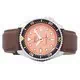 Seiko Automatic Diver's Brown Leather SKX011J1-var-LS12 200M Men's Watch