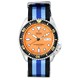 Relógio masculino Seiko Orange Dial Mergulhador Automático SKX011J1-var-NATO20 200M