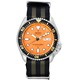 Relógio masculino Seiko Orange Dial Mergulhador Automático SKX011J1-var-NATO21 200M
