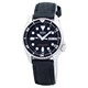 Seiko Automatic Diver's 200M Ratio Black Leather SKX013K1-LS4 Men's Watch