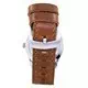 Seiko 5 Sports Military Automatic Japan Made Brown Leather SNZG07J1-var-LS9 100M Men's Watch
