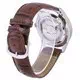Seiko 5 Sports Automatic Japan Made Brown Leather SNZG09J1-VAR-LS7 100M Men's Watch