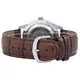 Seiko 5 Sports Automatic Japan Made Brown Leather SNZG15J1-var-LS7 100M Men's Watch