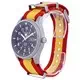Relógio masculino Seiko 5 Sports automático de poliéster SNZG15K1-var-NATO29 100M