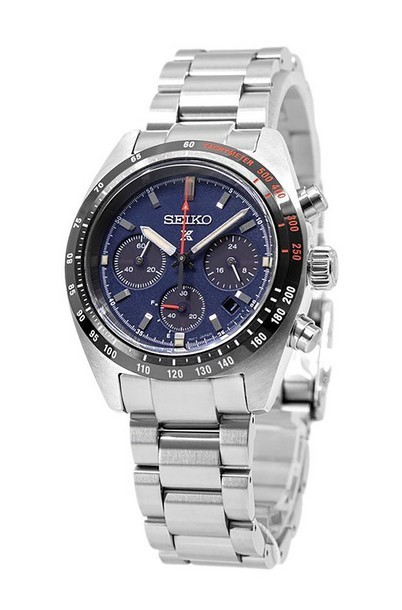 Relógio masculino Seiko Prospex Speedtimer Cronógrafo Solar SSC815 SSC815P1 SSC815P 100M