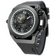 Relógio masculino Mazzucato RIM Scuba reversível preto com mostrador duplo automático SUB02-BKCG9 100M