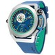 Relógio Masculino Mazzucato Rim Scuba Azul Verde Reversível Automático SUB03-BL3255 100M