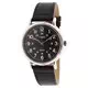 Relógio masculino Timex Weekender com mostrador preto e pulseira de couro de quartzo TW2T30700