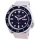 Refurbished Seiko 5 Sports Suits Style Stainless Steel Mesh Blue Dial Automatic SRPD71 SRPD71K1 SRPD71K 100M Men's Watch