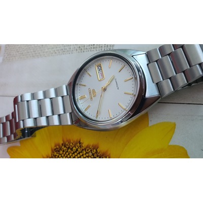 Relógio Seiko 5 automático 21 jóias SNXG47K1 SNXG47K para homens