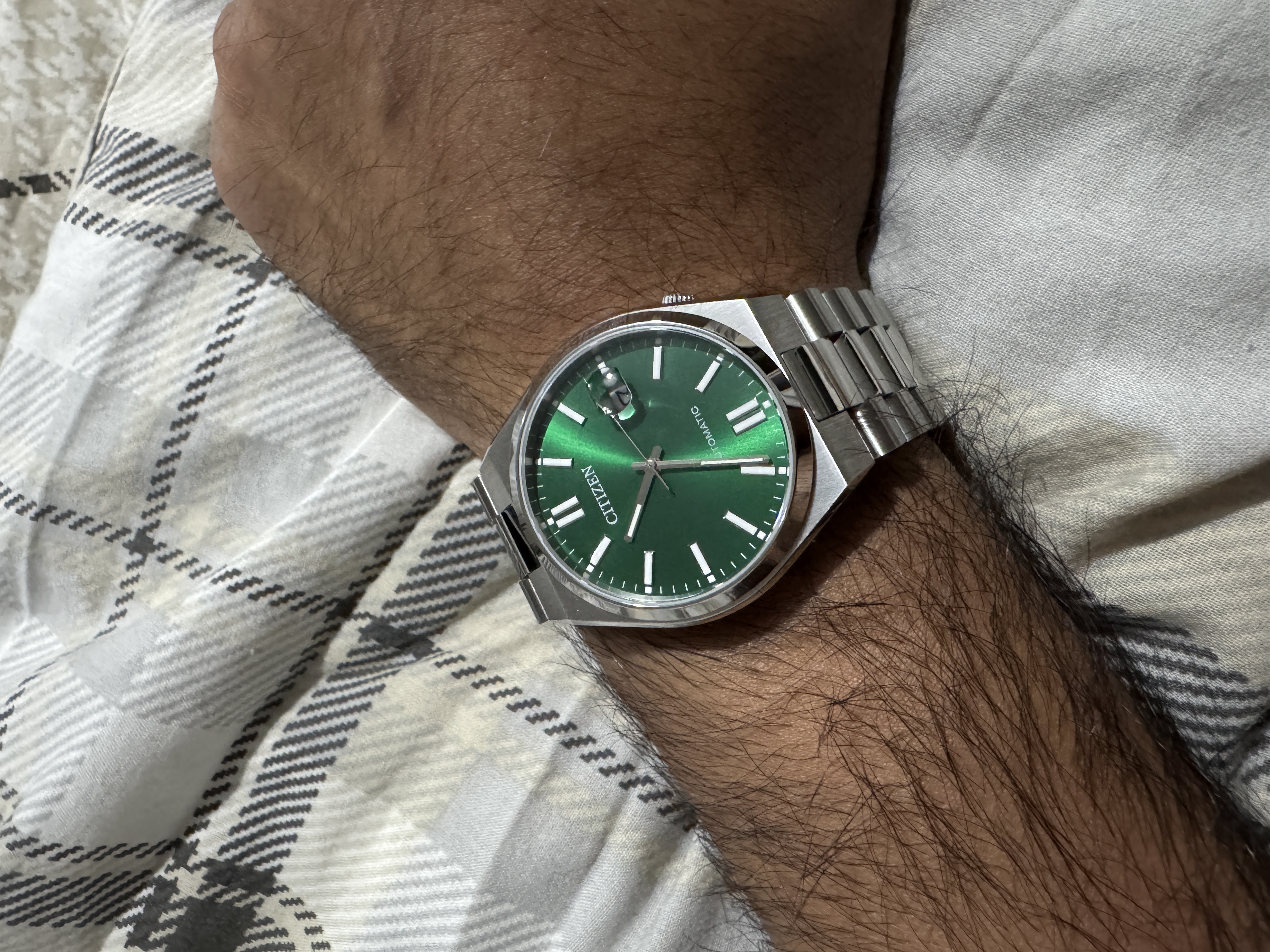 Citizen Tsuyosa Green Dial Automatic NJ0150-81X Мужские часы