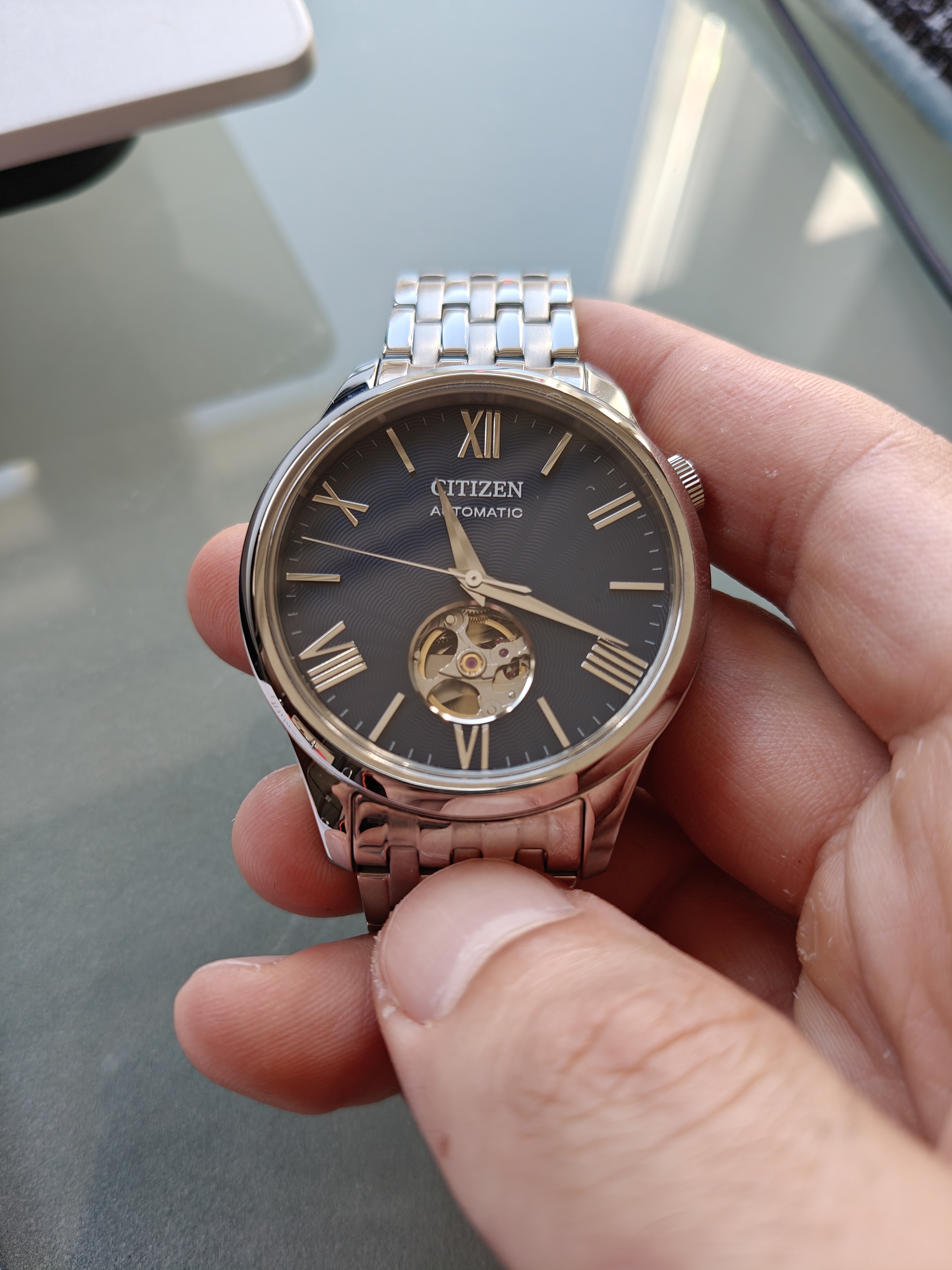 Citizen Men's Automatic Watch Nh9130-84l in Silver